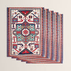 Kazak Southwest Caucasus Rug Wrapping Paper Gallery Image 3