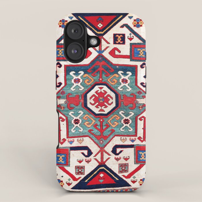 Kazak Southwest Caucasus Rug iPhone Case Gallery Image 1