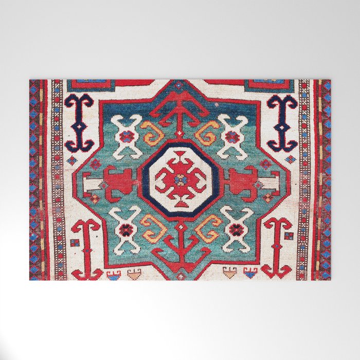 Kazak Southwest Caucasus Rug Welcome Mat Gallery Image 1
