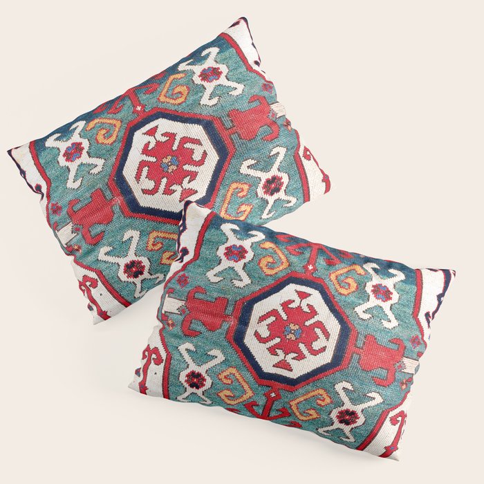 Kazak Southwest Caucasus Rug Pillow Sham Gallery Image 3