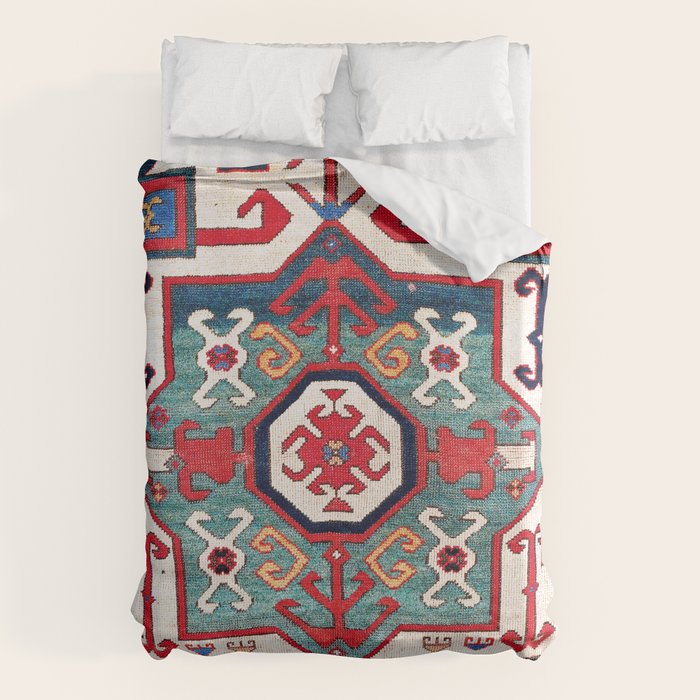 Kazak Southwest Caucasus Rug Duvet Cover Gallery Image 6