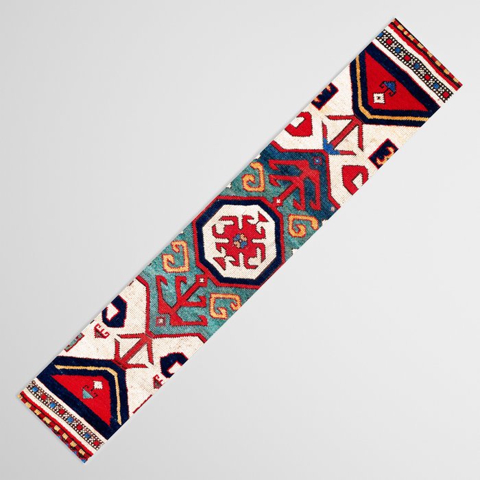 Kazak Southwest Caucasus Rug Table Runner Gallery Image 3