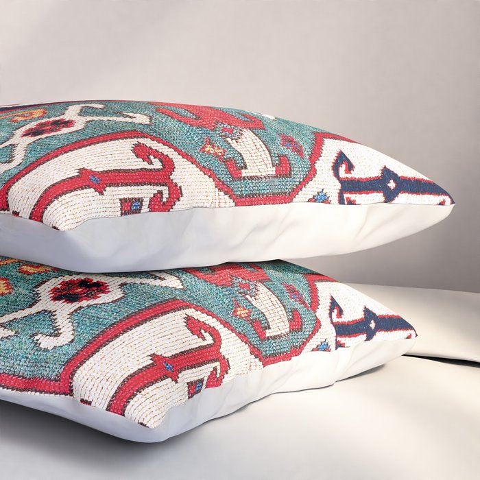 Kazak Southwest Caucasus Rug Pillow Sham Gallery Image 3