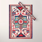Kazak Southwest Caucasus Rug Wrapping Paper Gallery Image 1
