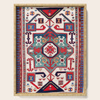 Kazak Southwest Caucasus Rug Serving Tray Gallery Image 1