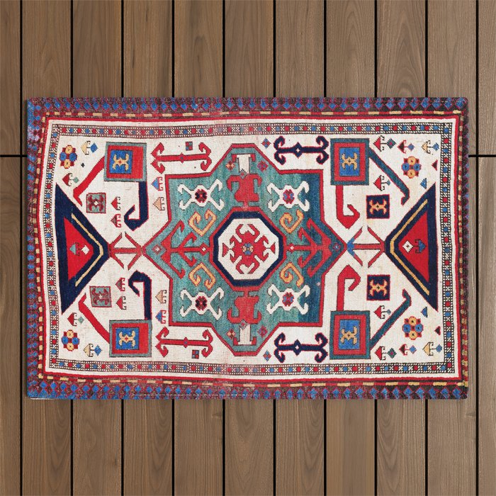 Kazak Southwest Caucasus Rug Outdoor Rug Gallery Image 1