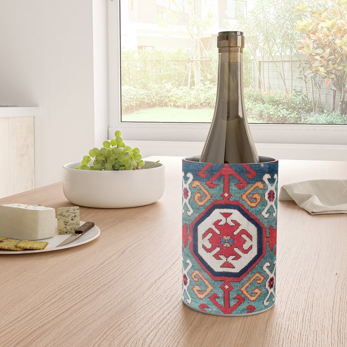Kazak Southwest Caucasus Rug Wine Chiller Gallery Image 4