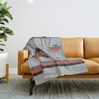 New Mexico Southwest Santa Fe Tribal Indian Pattern Throw Blanket Gallery Image 1