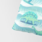 Surfosaurus - Aqua  Pillow Sham Gallery Image 4