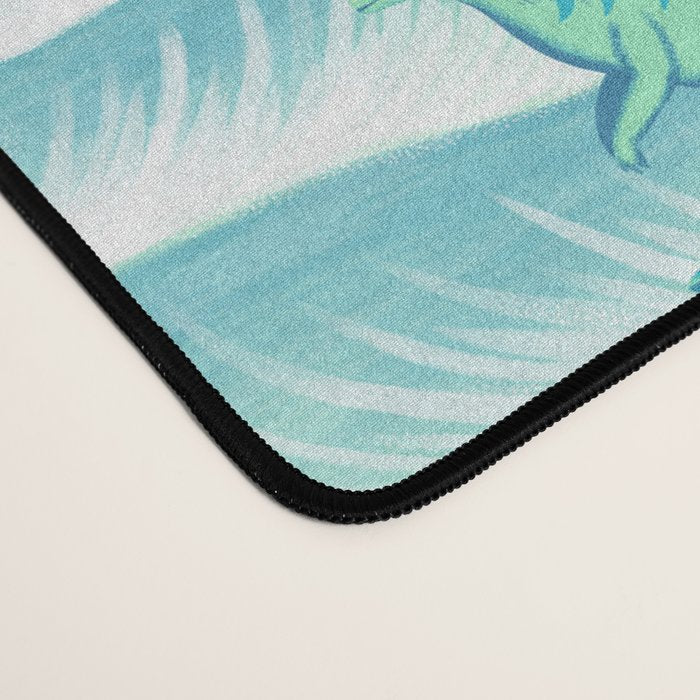 Surfosaurus - Aqua  Desk Mat Gallery Image 4