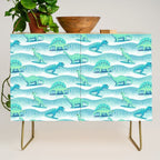 Surfosaurus - Aqua  Credenza Gallery Image 1