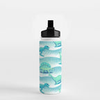 Surfosaurus - Aqua  Water Bottle Gallery Image 2