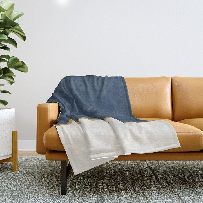 Contemporary Color Block XXXVI Throw Blanket Gallery Image 1