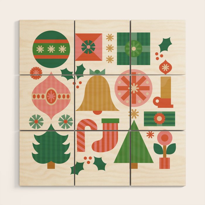 Gifts of Christmas Wood Wall Art Gallery Image 1