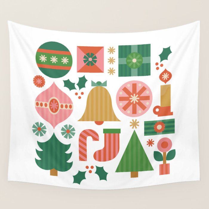 Gifts of Christmas Wall Tapestry Gallery Image 1