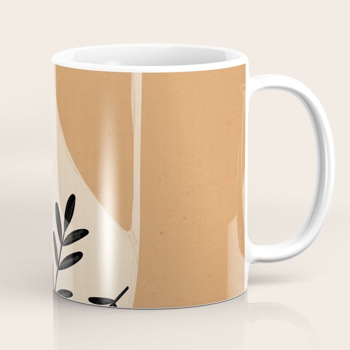 Minimal Abstract Art Vase Coffee Mug Gallery Image 1