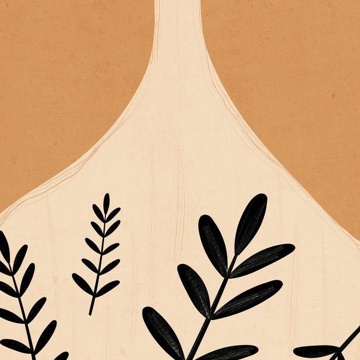 Minimal Abstract Art Vase Coffee Mug Gallery Image 2