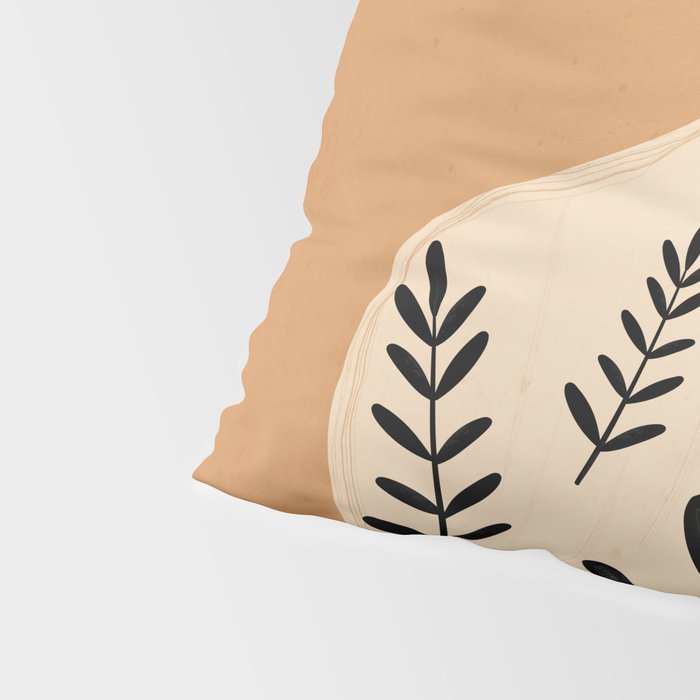 Minimal Abstract Art Vase Pillow Sham Gallery Image 4