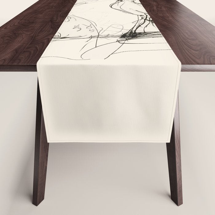 Hare Pair Table Runner Gallery Image 1