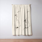 Hare Pair Window Curtain Gallery Image 3
