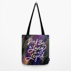 Stevie Nicks Quote - Don't be a Lady, Be a Legend Tote Bag Gallery Image 2
