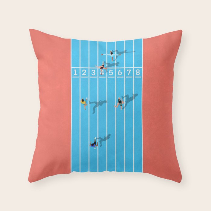100m  Throw Pillow Gallery Image 6