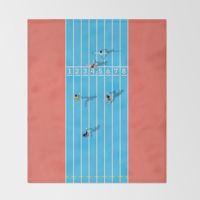 100m  Throw Blanket Gallery Image 2
