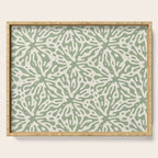 Organic Matter in Ivory and Green Serving Tray Gallery Image 1