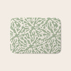 Organic Matter in Ivory and Green Bath Mat Gallery Image 1