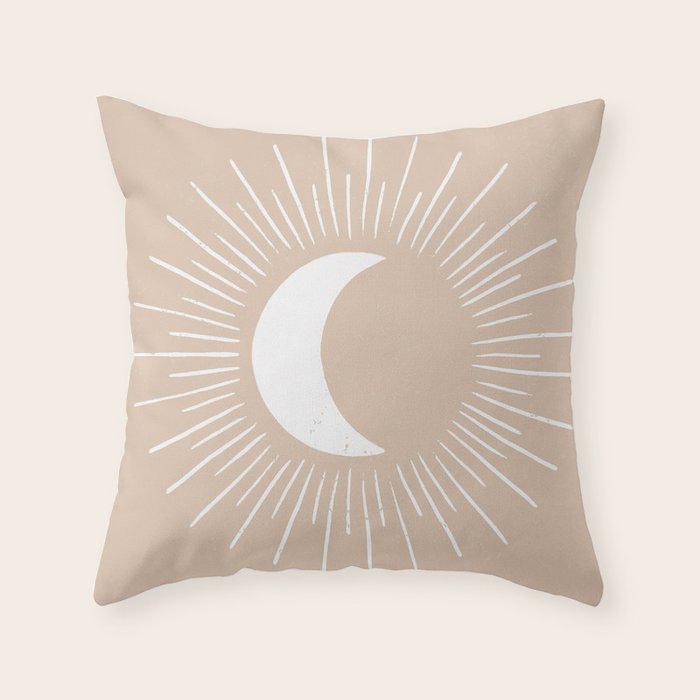 Night Glow - Sand Throw Pillow Gallery Image 6