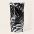 Palm Leaf Black & White III Travel Mug Gallery Image 1