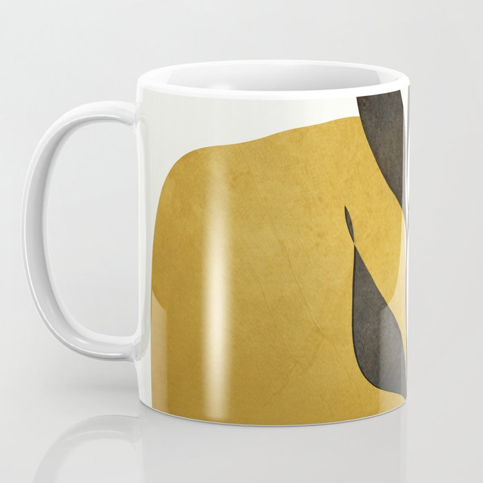 Soft Abstract Small Leaf Coffee Mug Gallery Image 3