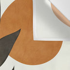 Soft Abstract Small Leaf Wall Tapestry Gallery Image 3
