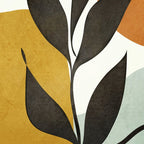 Soft Abstract Small Leaf Coffee Mug Gallery Image 2