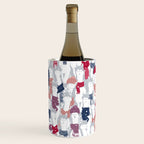 Happy llamas Christmas Choir III Wine Chiller Gallery Image 1