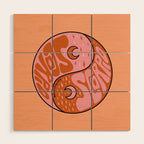 Scorpio Yin Yang Wood Wall Art Gallery Image 1