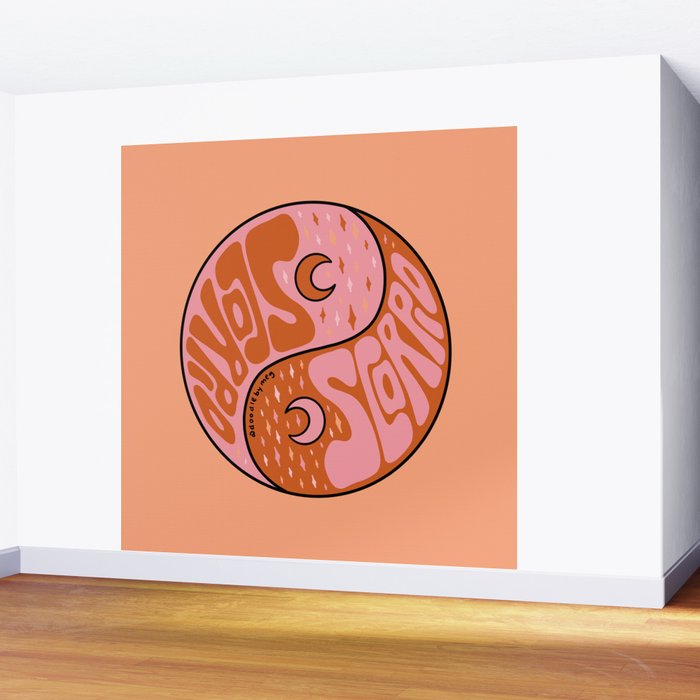 Scorpio Yin Yang Wall Mural Gallery Image 2