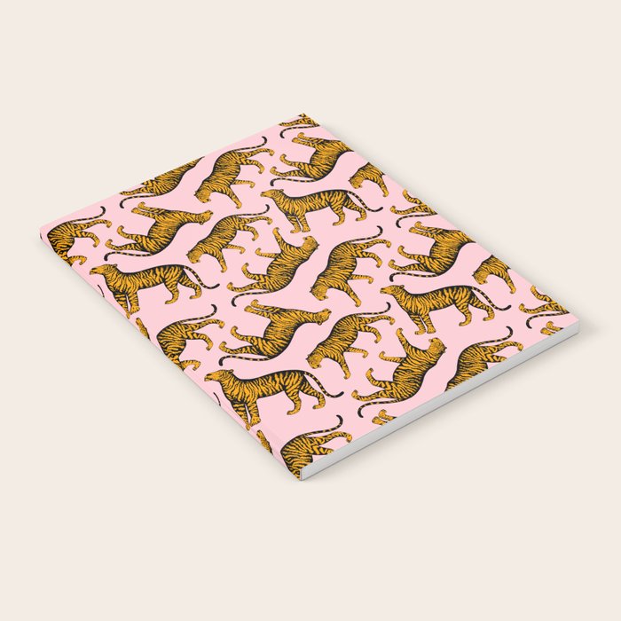 Tigers (Pink and Marigold) Notebook Gallery Image 1