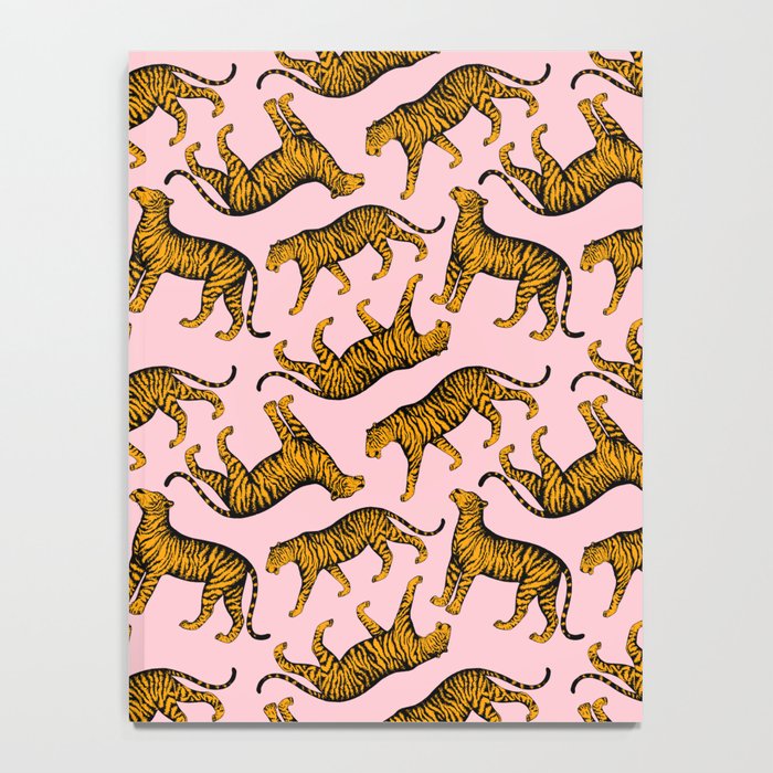 Tigers (Pink and Marigold) Notebook Gallery Image 4