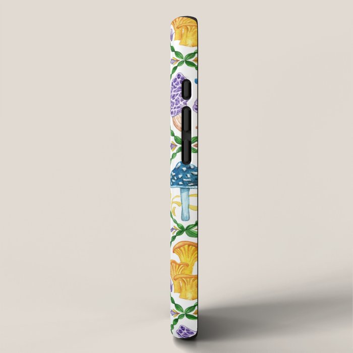 Decorative mushrooms pattern iPhone Case Gallery Image 2