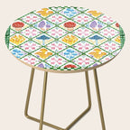 Decorative mushrooms pattern Side Table Gallery Image 2