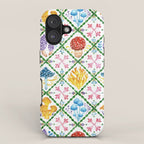 Decorative mushrooms pattern iPhone Case Gallery Image 1