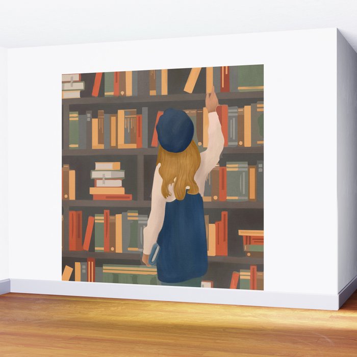 Library Love Wall Mural Gallery Image 2