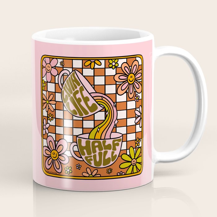 Livin' Life Half Full Coffee Mug Gallery Image 1