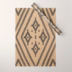 Traditional Bohemian African Moroccan Style  Wrapping Paper Gallery Image 1
