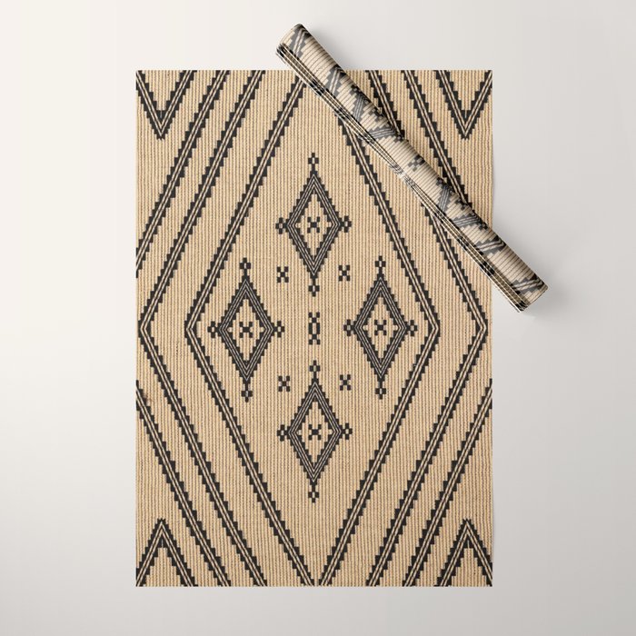 Traditional Bohemian African Moroccan Style  Wrapping Paper Gallery Image 1