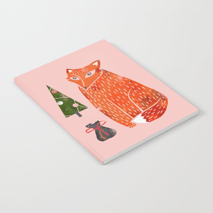 Christmas fox - illustration Notebook Gallery Image 2