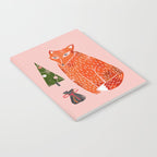 Christmas fox - illustration Notebook Gallery Image 2