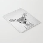 Baby Deer - Black & White Notebook Gallery Image 2