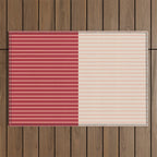 Color Block Lines VII Outdoor Rug Gallery Image 1